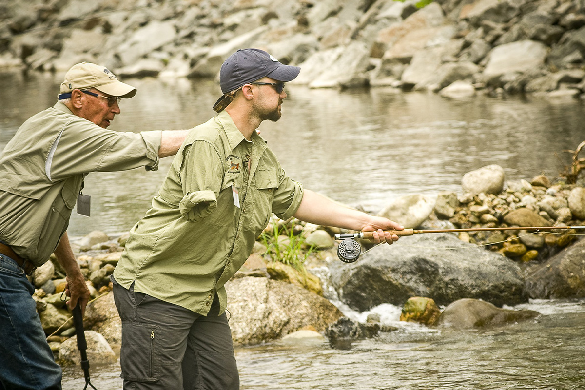 Free Fly Fishing for Veterans Provides Serenity and Connection