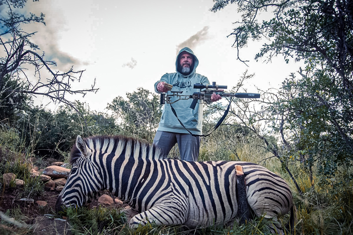 kevin brittingham with zebra