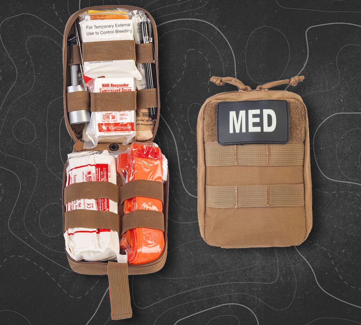 Large Military Survival Kit, 25 Essential Survival Items