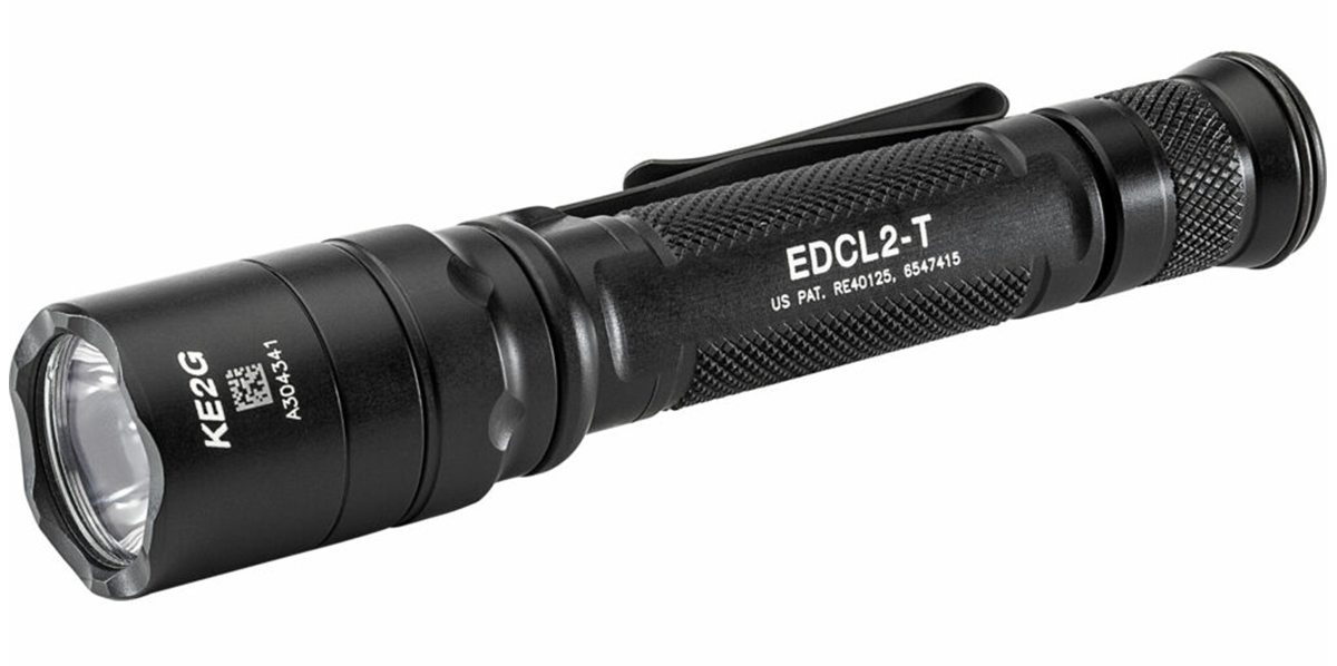 Surefire's EDCL2-T provides a dual output with 1,200 lumens of max output.