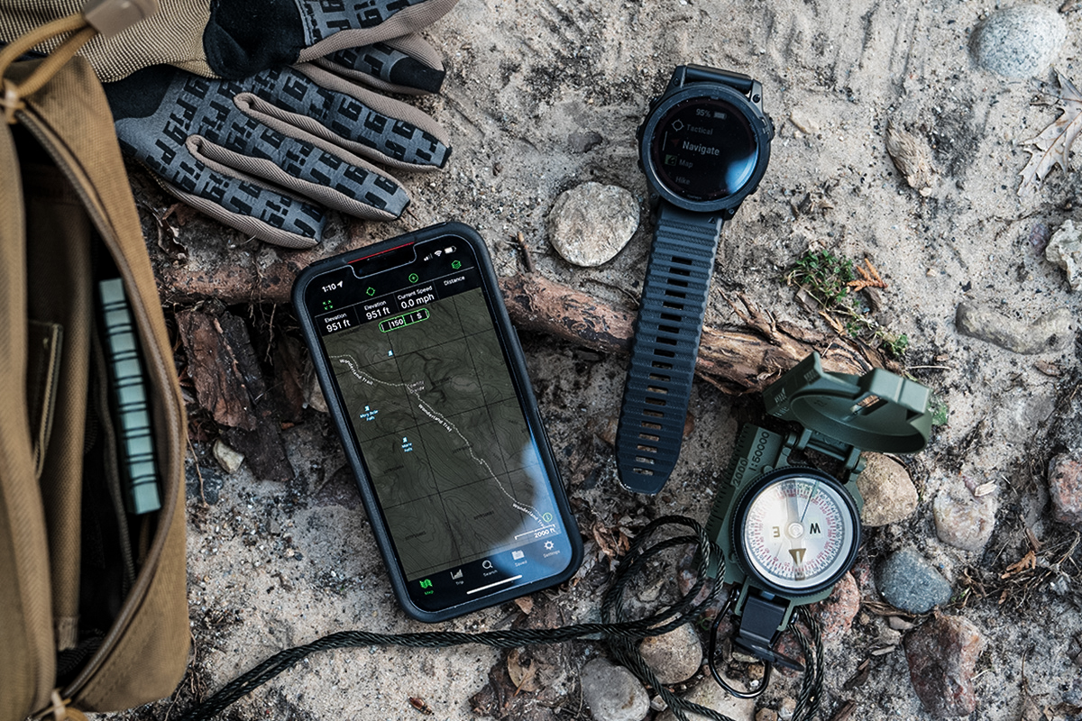 Be prepared to navigate by GPS or a magnetic compass.