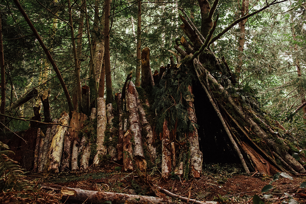 Building a survival shelter requires skill, smarts, and practice.