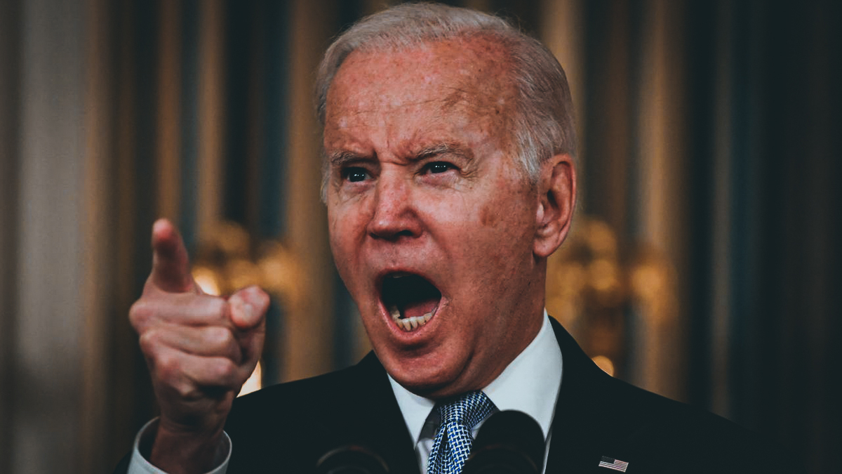 Angry Biden on Assault Weapons Ban
