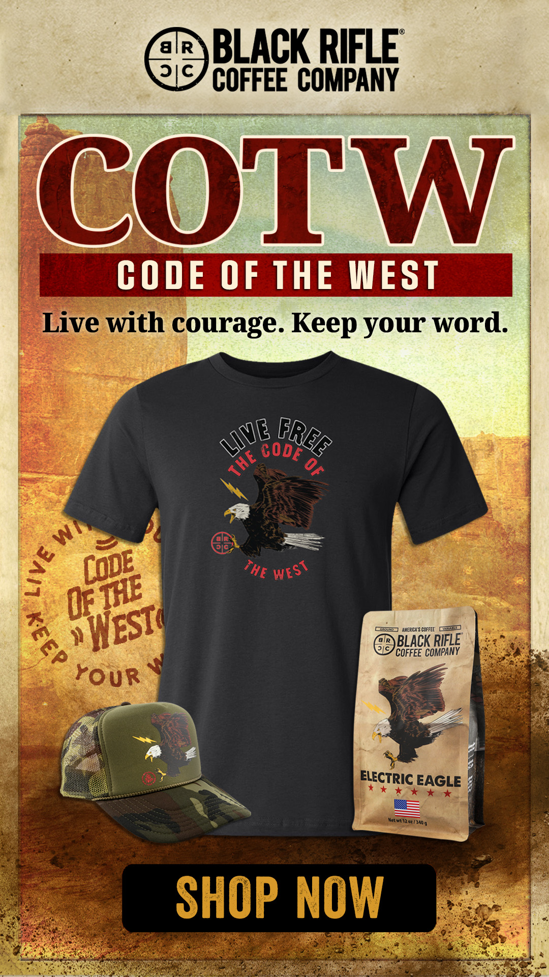 code of the west electric eagle