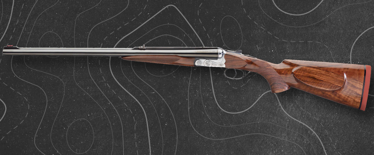 The Rizzini Rhino Express Double Rifle is chambered in .416 Rigby .470 Nitro and .500 Nitro.