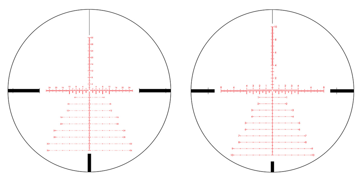 The Vortex Strike Eagle 3-18x44 FFP is available in MOA and MRAD configurations.