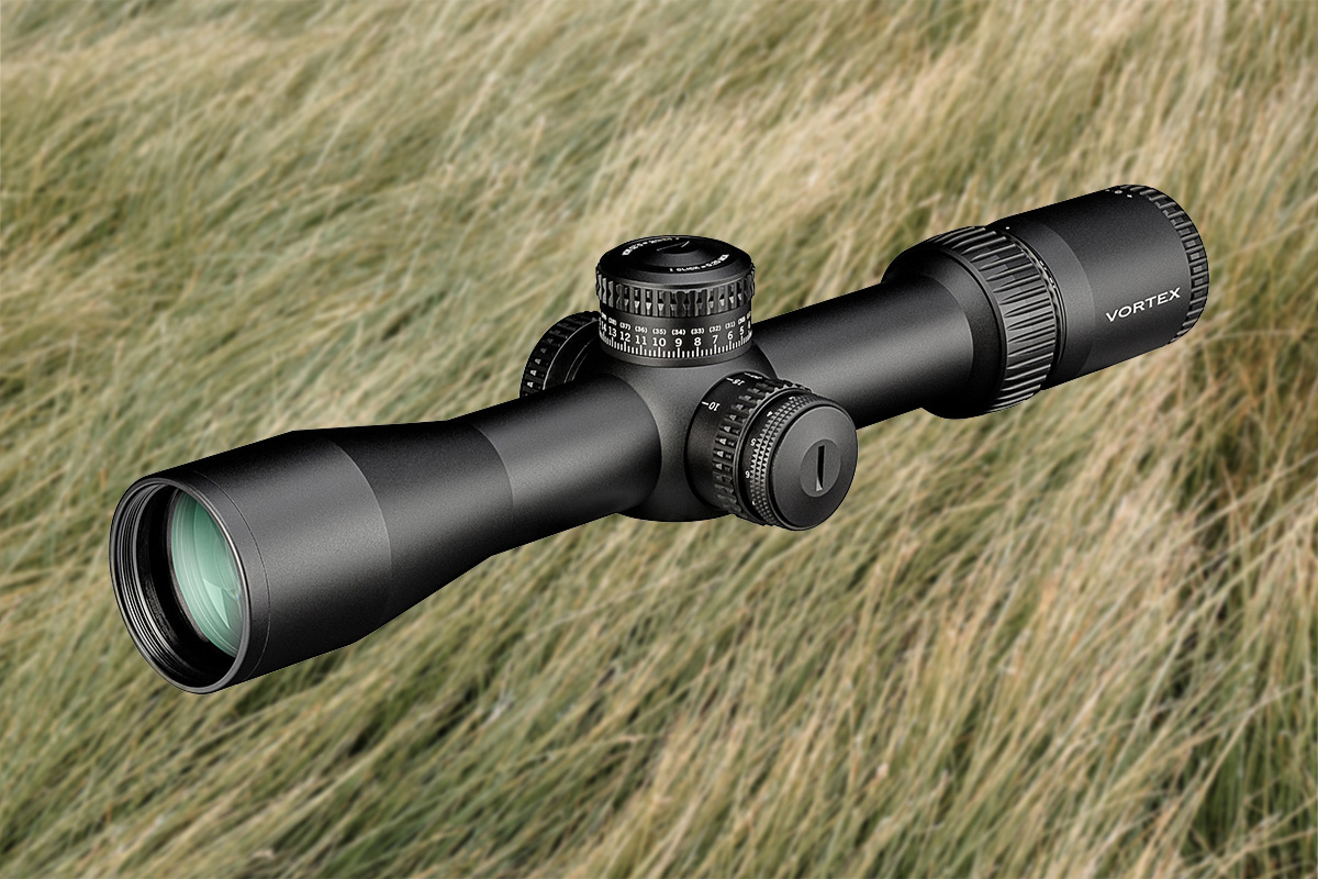 The Vortex Strike Eagle 3-18x44 FFP rifle scope combines performance and portability at an accessible price.
