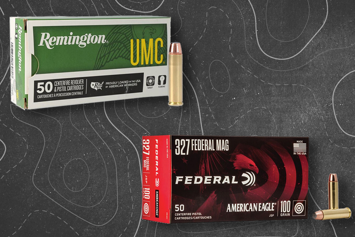There aren’t as many options for 327 Federal Magnum ammunition as there are for other cartridges, but you can get ammunition from Federal and Remington, among other manufacturers.