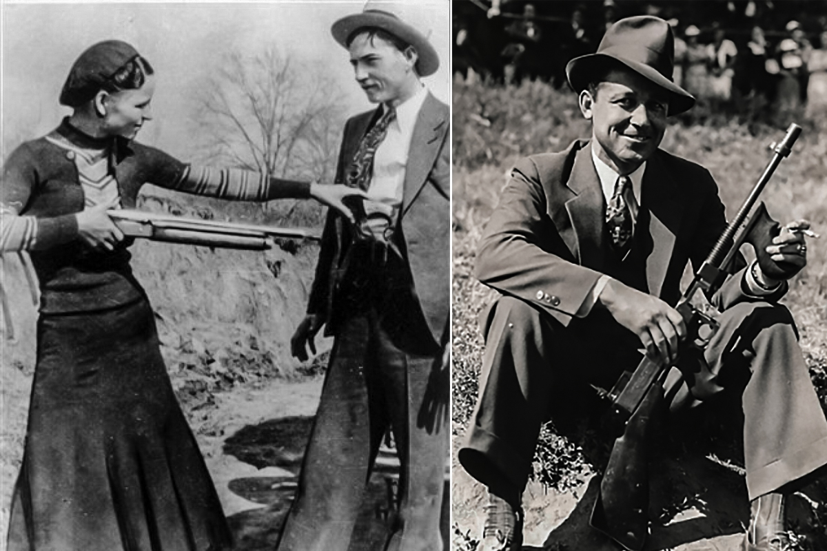 bonnie and clyde and john dillinger valentine's day massacre