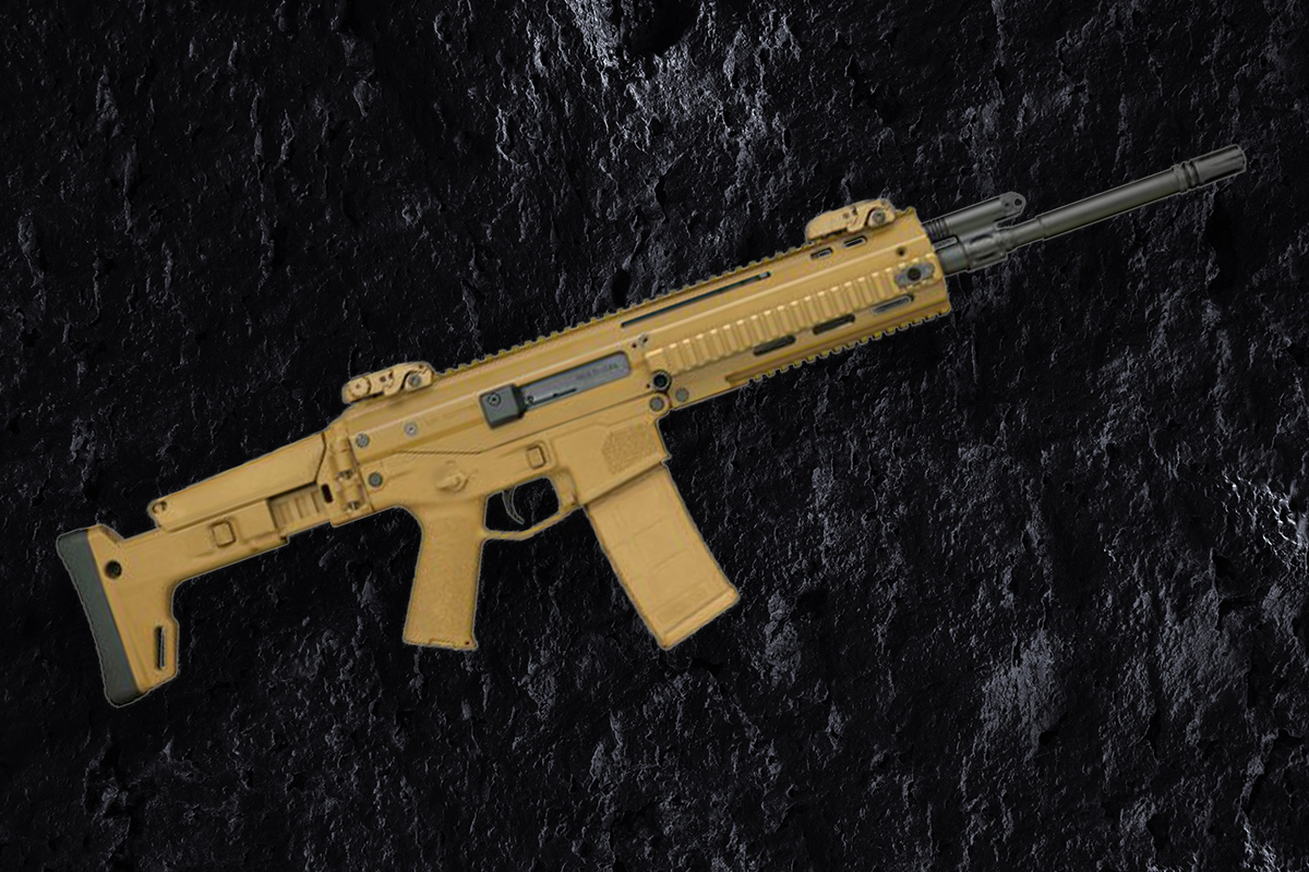 The Bushmaster ACR came in FDE, so it must have been tactical.