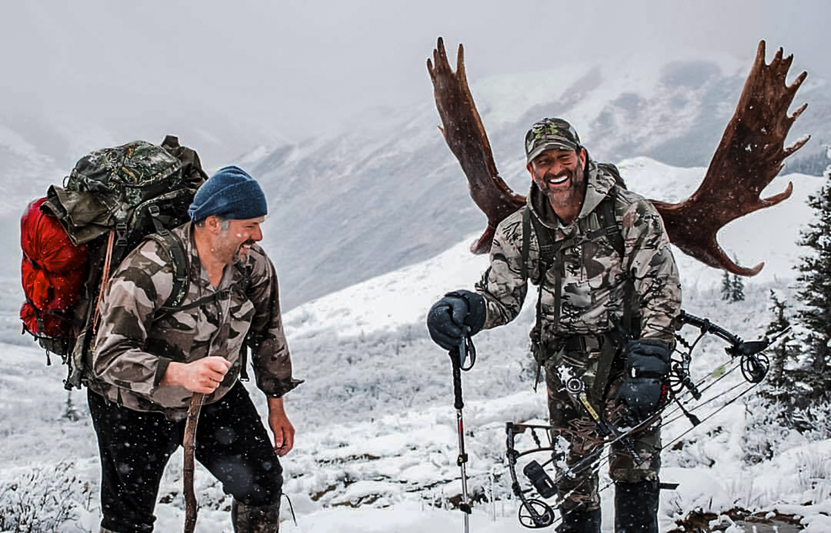 cam hanes with moose rack