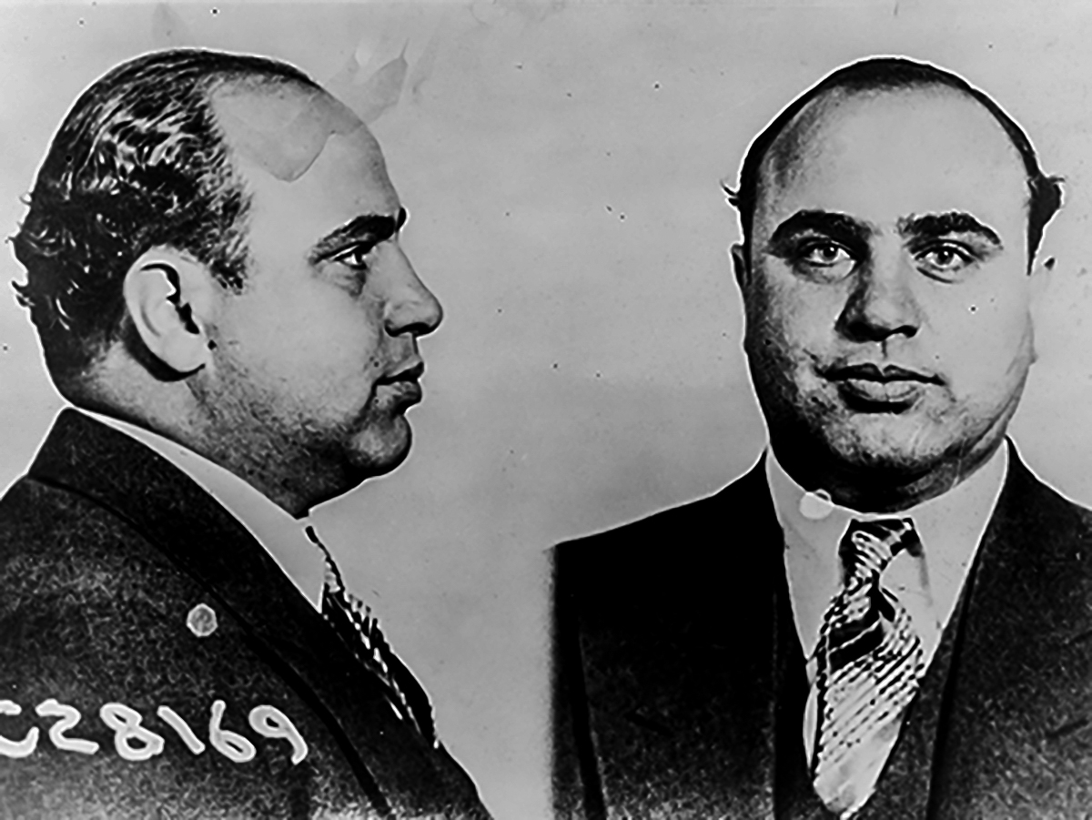 al capone mugshot valentine's day massacre