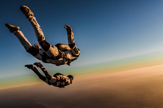 skydiver rescue