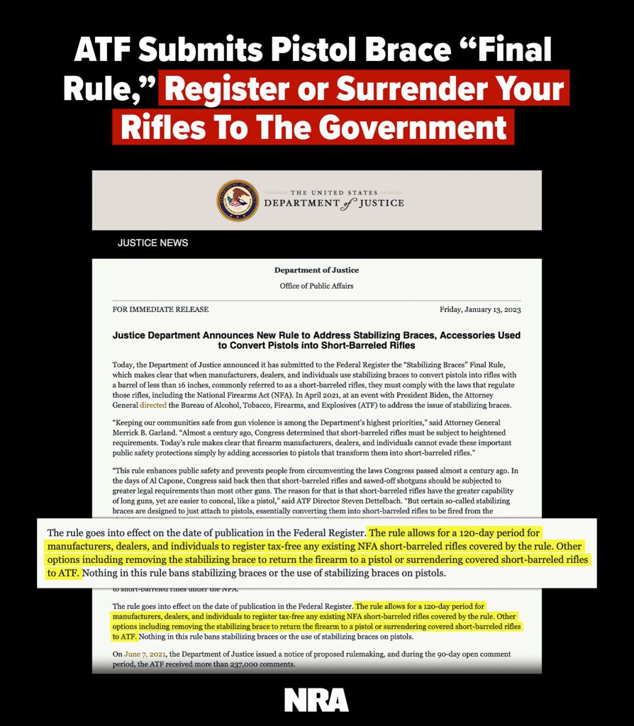 ATF Pistol Brace Rule Injunction Granted, Deadline Delayed!