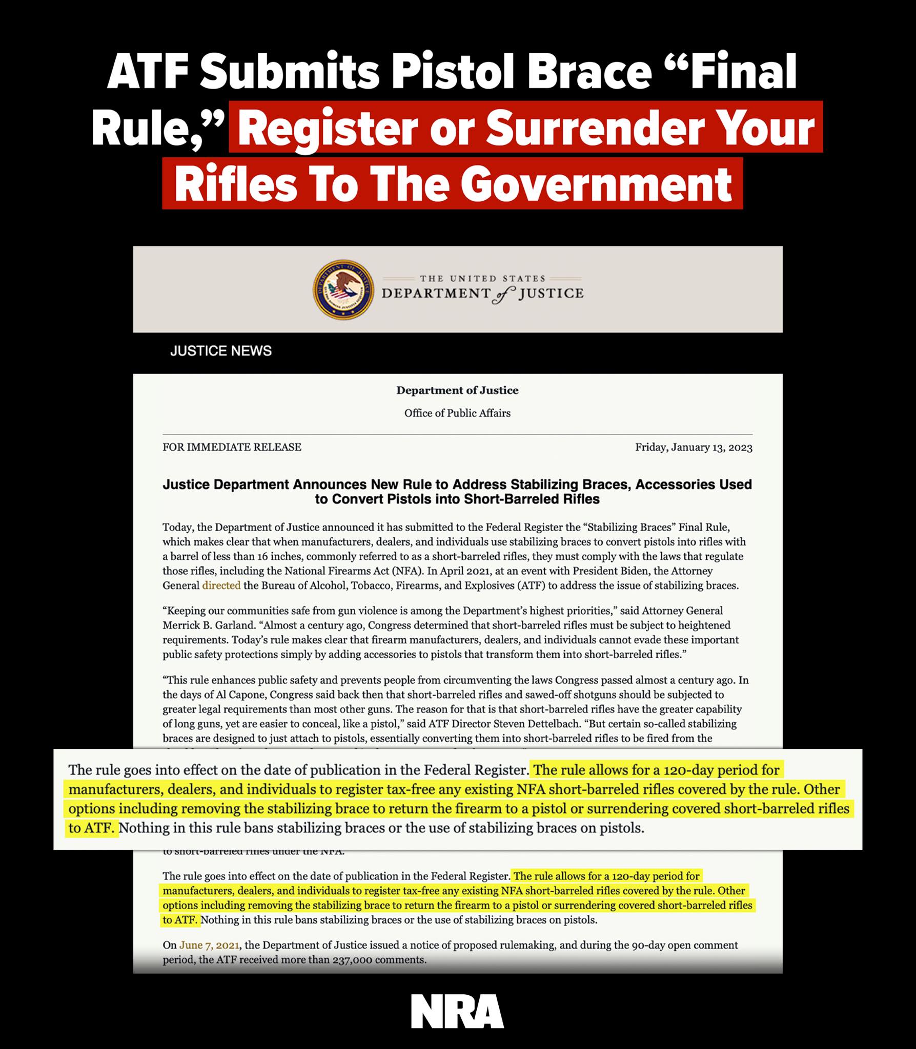 ATF Pistol Brace Rule: Injunction Granted, Deadline Delayed!