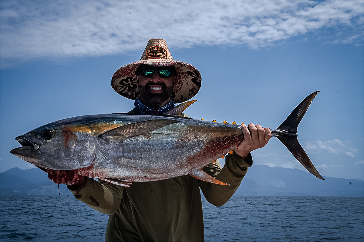 Gulf Coastal Zen Tuna Fish Deep Sea Fishing Beach Round Vinyl