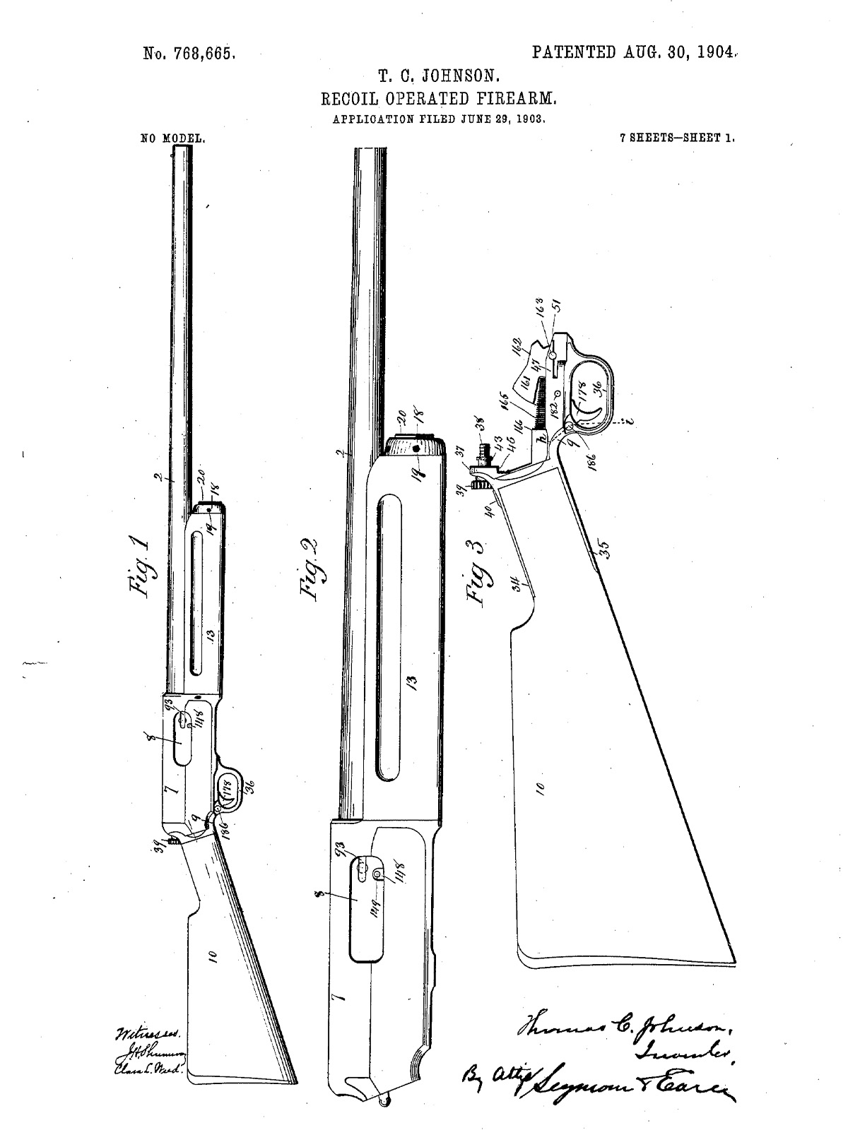 winchester shotgun patent