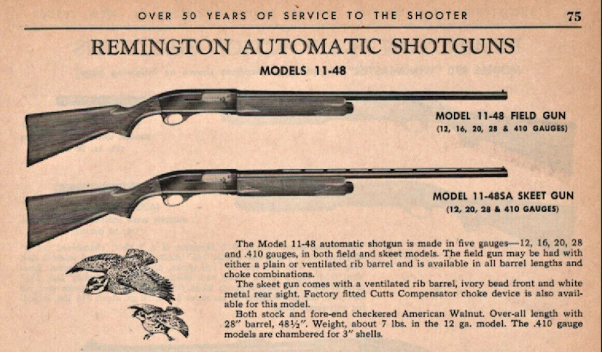 remington automatic shotguns